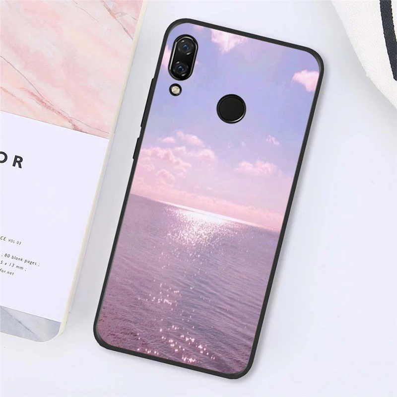 Pink cute kawaii sky space Sunset Cloud Art 