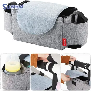 

Baby Stroller Accessories for Portable Baby Carriage Organizer Bottle Cup Holder Diaper Bags Maternity Nappy Bag