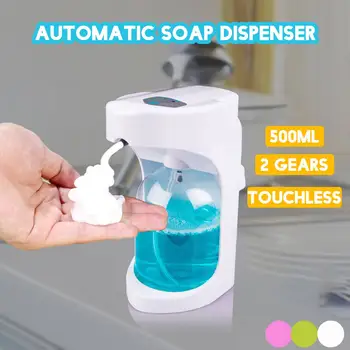 

500ml Automatic Soap Dispenser Touchless ABS Sanitizer Dispenser Smart Sensor Liquid Soap Dispenser for Kitchen Bathroom