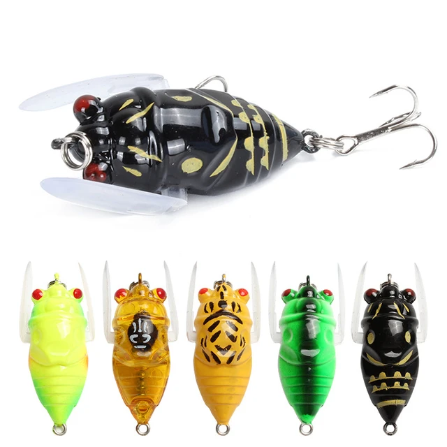 1pc Explosive Insect Bait 5cm/6g Saltwater Fishing Jingging Lure