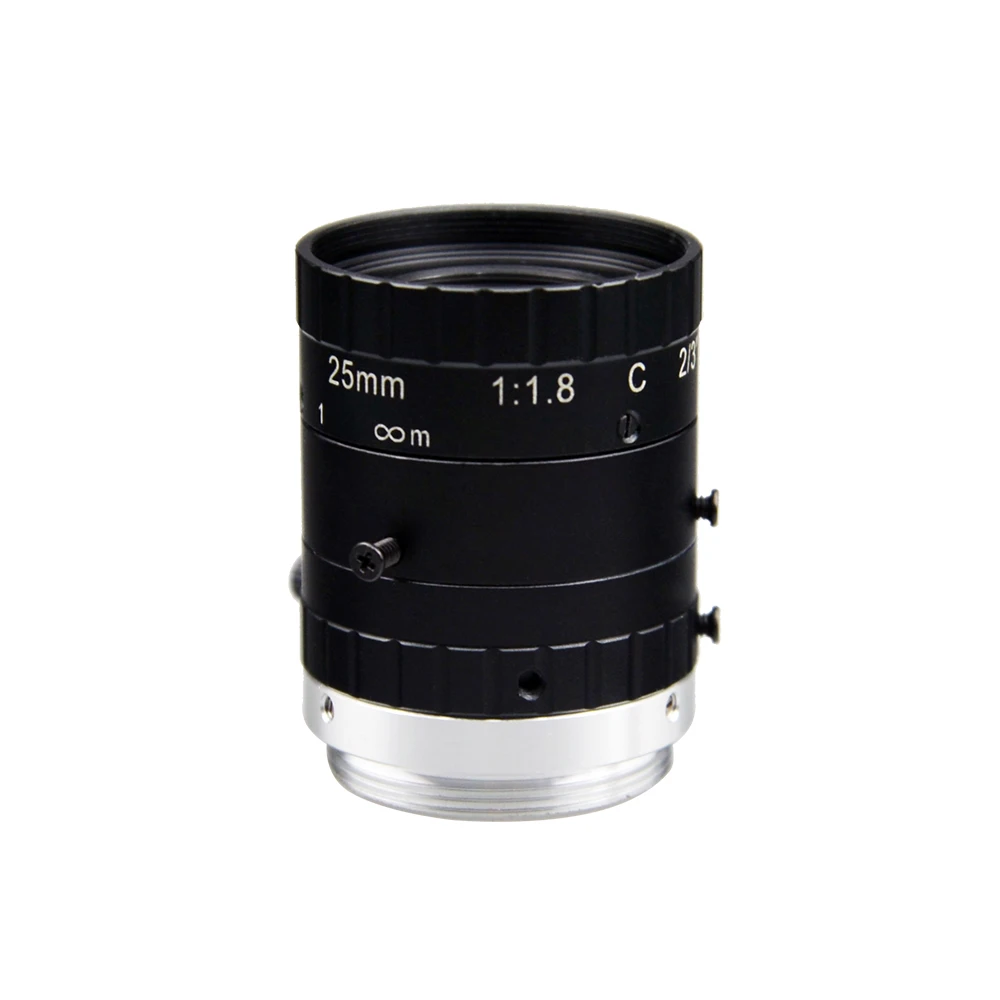

3.0 Mega Pixel C-Mount 25mm 2/3" FA / Machine Vision fixed focal length lenses Industrial camera Lens F1.8 manual Iris CCTV lens