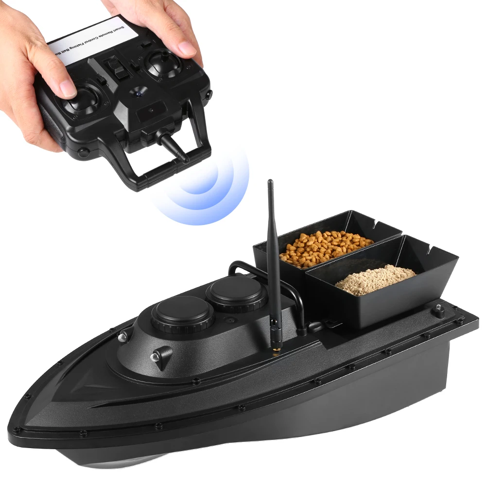 

Smart Fishing Bait Boat Wireless Remote Control Fishing Feeder Toy RC Fishing Boat for Adults Beginners 500M Remote Range