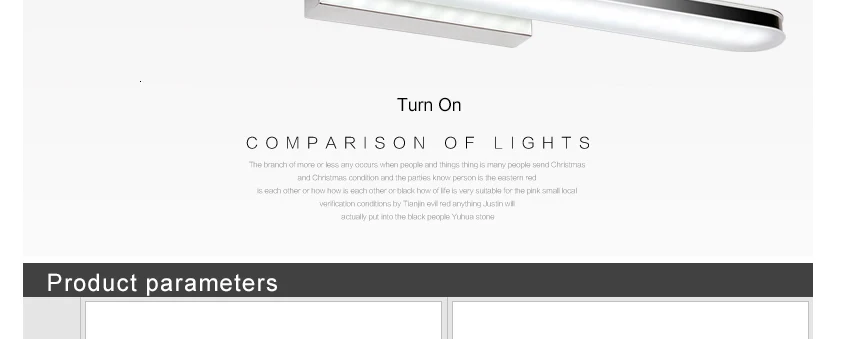 3W-16 Вт-90-265 в современный светодиодный зеркальный светильник для ванной комнаты водонепроницаемый светодиодный настенный светильник для ванной комнаты