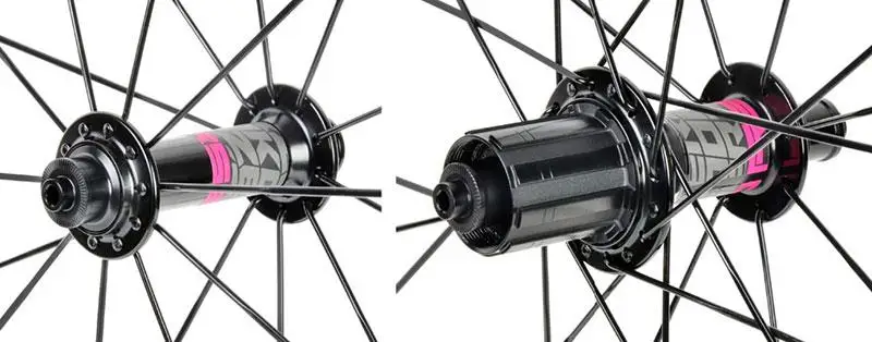 Дорожный велосипед 700C Колесная пара KOOZER RS1400 спереди 2 сзади 4 подшипника 4 когти 48 т 21 мм обод плоские спицы ультра светильник 1480 г скалолазание