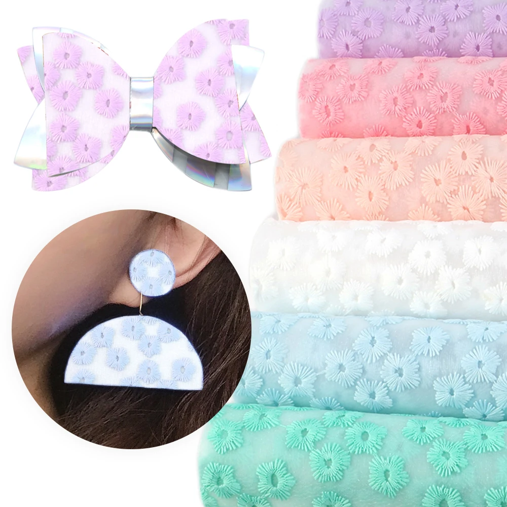 Дэвид Энджи 20*34 см 6 шт./лот вышитые синтетическая кожа, DIY материалы ручной работы, 1Yc8190