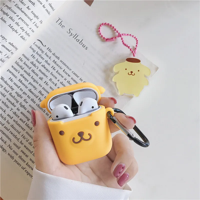 Милый чехол для наушников с изображением Винни мелодии куроми BadBadtz-maru для Airpods, силиконовый чехол для наушников Air Pods 2 аксессуары