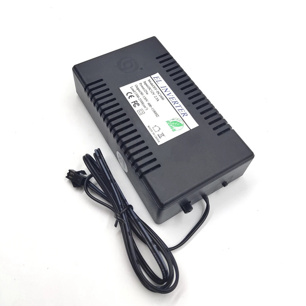 DC12V адаптер питания драйвер Инвертер контроллера для 120-160 м электролюминесцентный провод EL Light