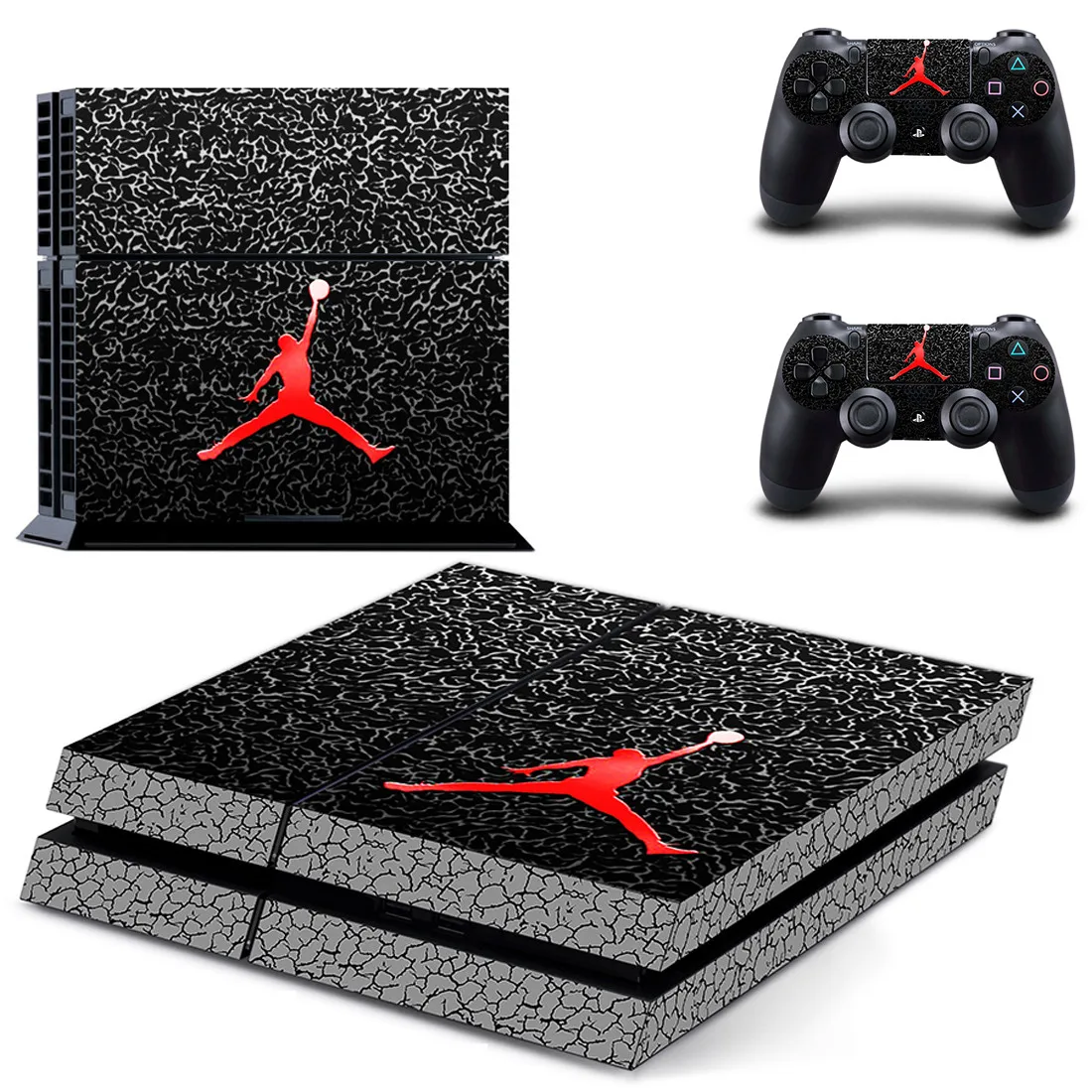 PS4 наклейка s виниловая PS 4 Кожа Наклейка с Джорданом Play station 4 наклейки Pegatinas для консоли playstation 4 и 2 контроллера