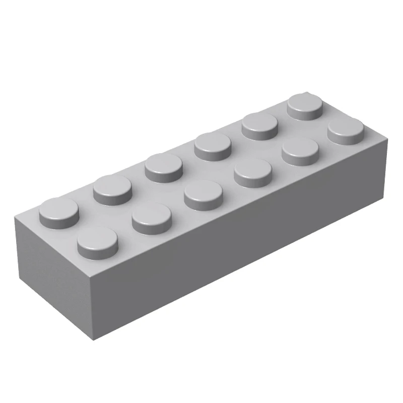 

50PCS Building Block Third-party Parts Compatible With 2456 Brick 2x6 For Kids Gifts