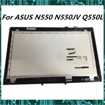

For ASUS N550 N550JV Q550L Q550LF Laptop LCD display touch screen assembly 1366x768 HD&1920x1080 FHD Tested
