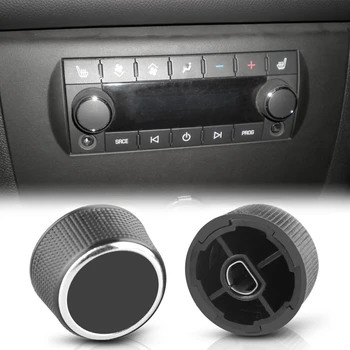 

2 Pc Rear Radio Audio Volume Control Knob Dial Tuner For 07-13 Chevy Tahoe Chevrolet Silverado Gmc Acadia Sierra Denali Yukon Gm