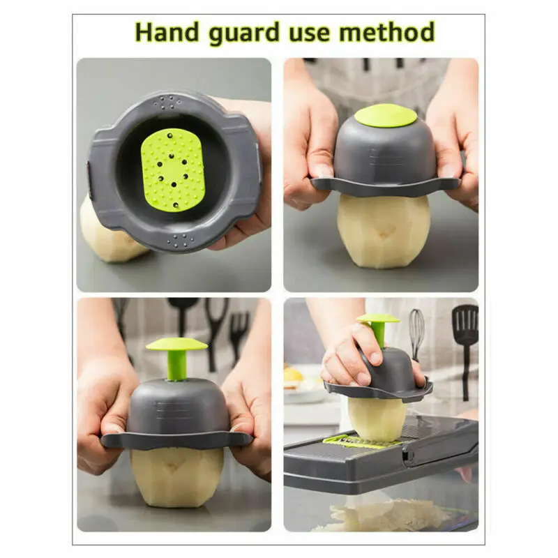 7 In1 Vegetable Cutter Food Salad Fruit Peeler Cutter Slicer Dicer Chopper Kitchen 2019 New
