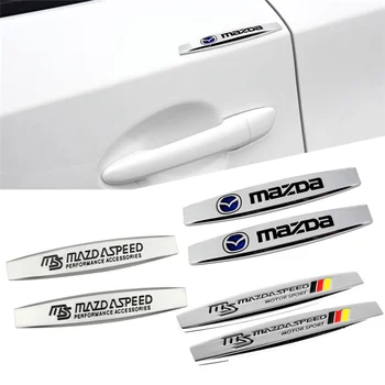 

For Mazda Logo Speed Germany 2 3 5 6 Protege CX3 CX5 CX-7 MX-5 CX-9 Axela Atenza 323 Metal Side Decal Stickers Car Accessories