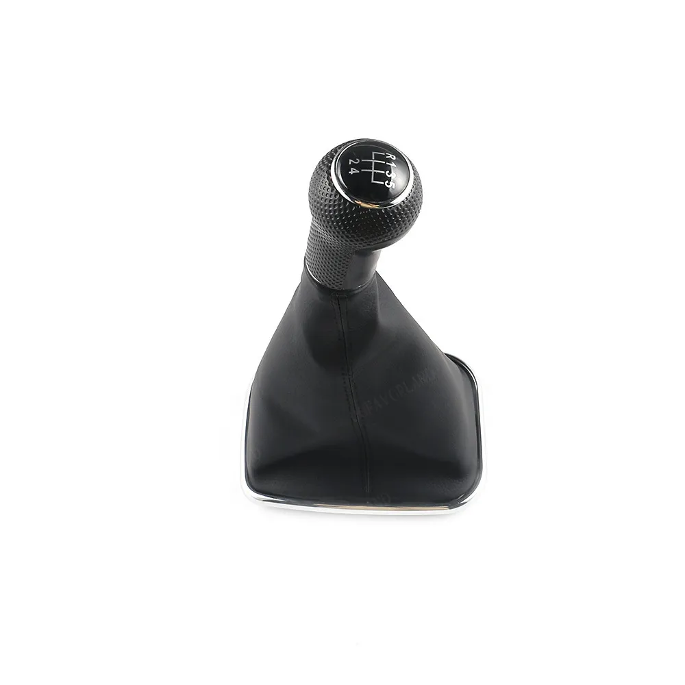 12mm 5 / 6 Speed Car Gear Shift Knob Lever Shifter Gaitor Boot For Volkswagen VW 1999-2004 Golf 4 IV MK4 GTI R32 Bora Jetta MT