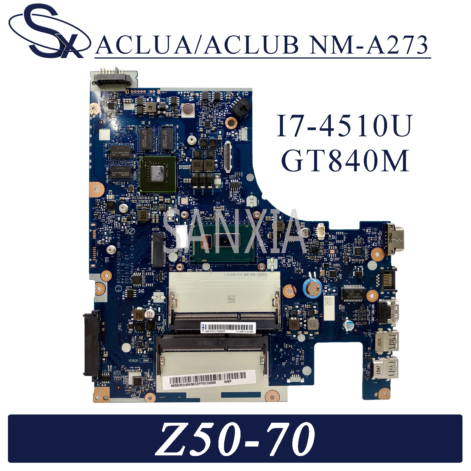 Материнская плата KEFU для ноутбука Lenovo оригинальная материнская NM A273 и GT840M с