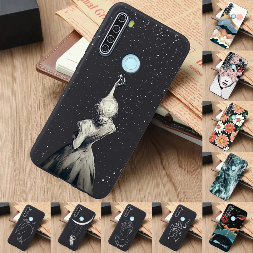 Матовый тонкий мягкий силиконовый чехол из ТПУ с рисунком для телефона Xiaomi Redmi 4 5