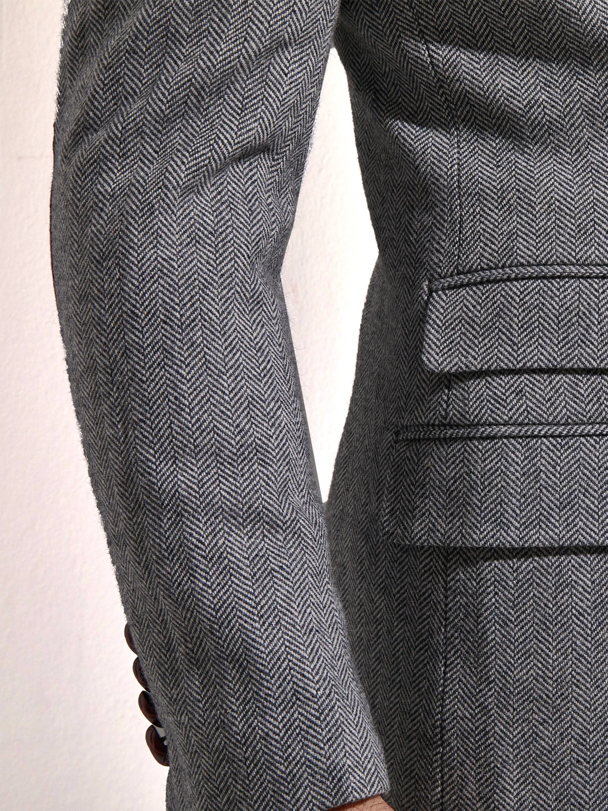 2026 Medium Length Spring Autumn Tailored Coat Custom Made Jacket Tweed Medium Long coat Mid-Length Coats Men Coats Long Peacoat