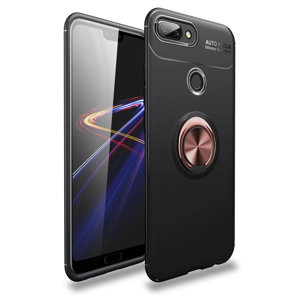 Чехол для телефона Honor 9 V9 8Pro 9i V10 Note10 силиконовый чехол с адсорбционным кольцом
