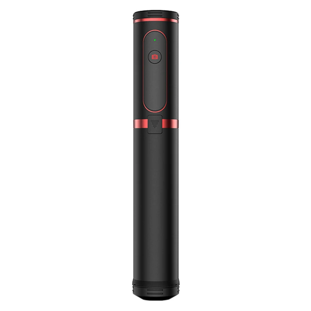 Красный 1 м Универсальный беспроводной Bluetooth селфи палка мини складной телефон штатив выдвижной монопод для iPhone 11 X XR max samsung - Цвет: Красный