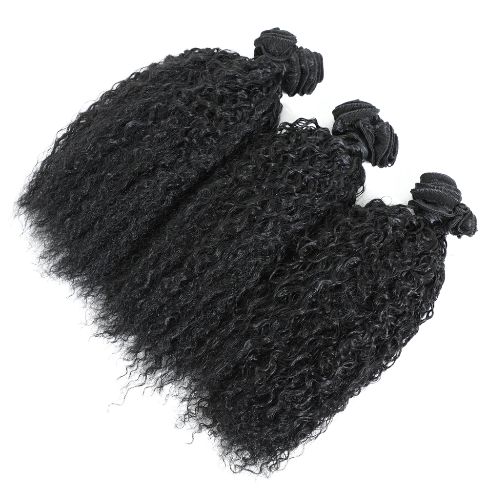Живая красота кудрявые волосы пряди 6 Пряди 16'x6 200 г все в одном синтетические волосы Плетение Джерри вьющиеся волосы для наращивания