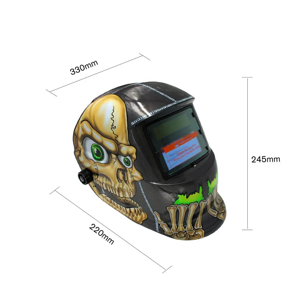 Automatic Variable Photoelectric Pirate/107 Ghosts Welding Mask Argon Arc Welding Protective Labor Protection Screen