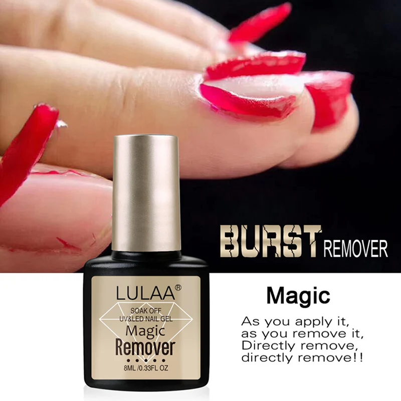 2 минуты УФ-гель для ногтей Burst Magic Remover Жидкость для удаления липкого слоя гель для ногтей Cleaner очиститель жидкость для снятия геля