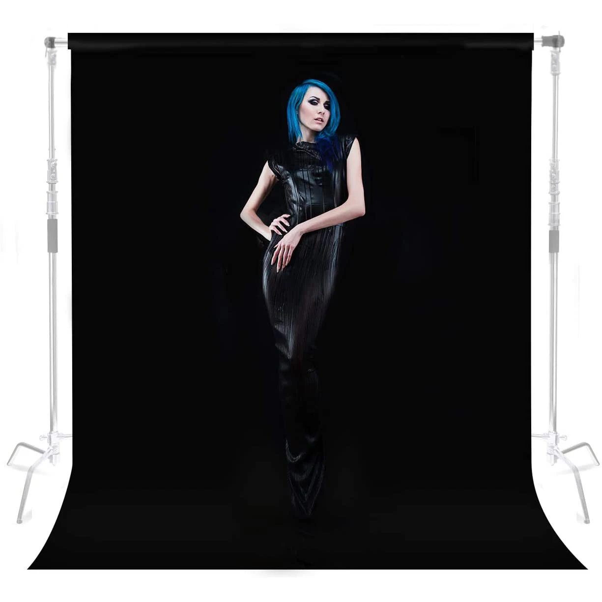 Clearance Product2x2/2x1m Photography Backdrop Velvet Background Wrinkle Resistance Black Screen for Photo Studio Portrait | Электроника