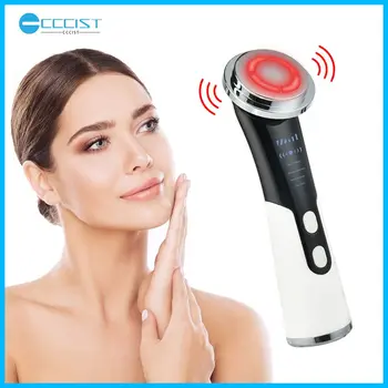 

CCCIST Hot Cold Beauty Instrument Photon Rejuvenation Vibration Massager Skin Lifting Firming Facial Cool Warm Hammer Skin Care
