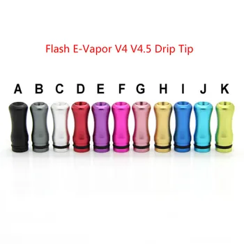 

Taifun GT3 GT III/GT2 GT II/Flash E-Vapor V4 V4.5/Ehpro True MTL RTA Mouthpiece Anodized Aluminum Small Round 510 MTL Drip Tip