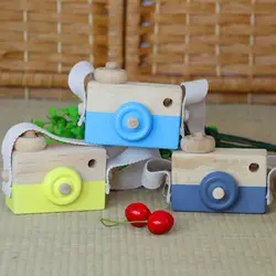 Caméra suspendue en bois pour enfants, jouet éducatif Montessori, jouet d'anniversaire, à monter soi même 