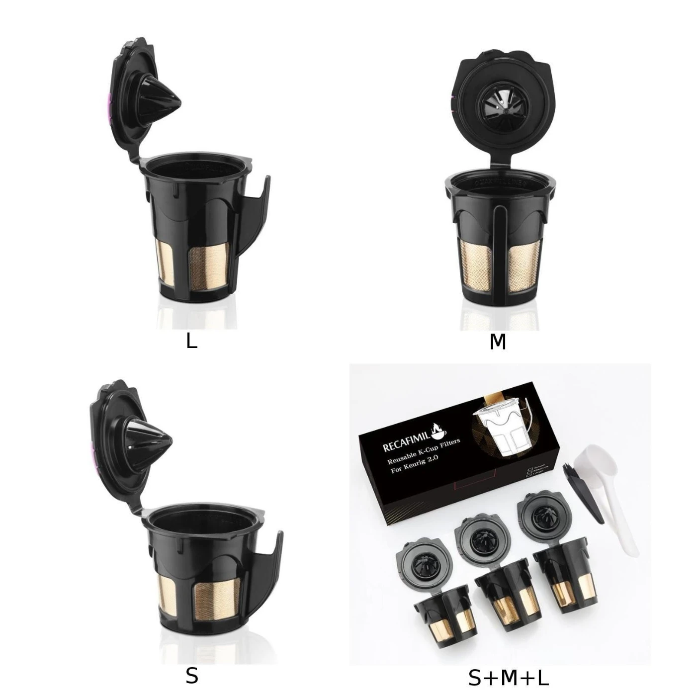 Кофейная капсула чашка фильтровальные чаши для Keurig 2,0 K чашка наполнитель фильтр аксессуары