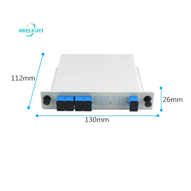 Сплиттер Волоконно оптический ящик FTTH PLC сплиттер коробка плагин Plc четыре