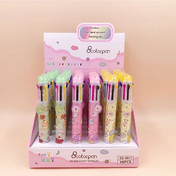 

36 pcs/lot Cute Sumikko Gurashi 8 Colors Ballpoint Pen Cartoon ball pens School Office writing Supplies Stationery Gift