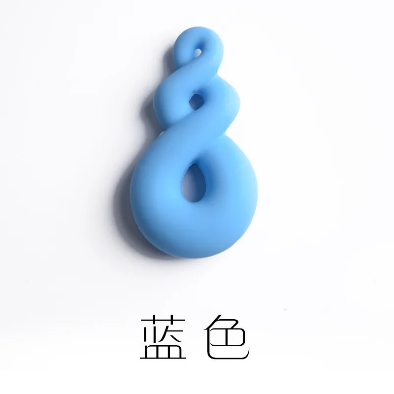 1PCS baby teether 33 1 шт., новая модель животного, детский силиконовый прорезыватель из дфп, Пищевая силиконовая бусина, сделай сам, пустышка, цепные прорезыватели, ожерелье, аксессуары, игрушка - Цвет: 1PCS baby teether 33