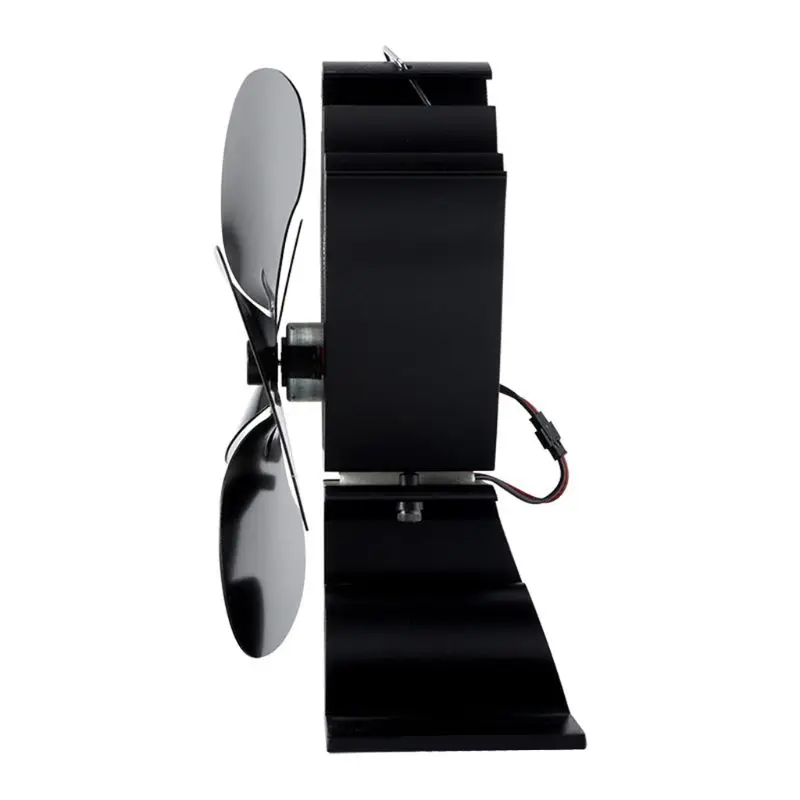 

Neat852 Silent Overheat Protection Heat Powered Stove Fan Fireplace Fuel Saving M89B