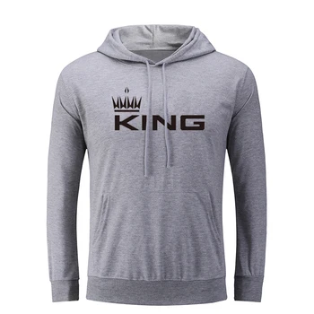 

The King Imperial Crown Hoodie the TV Show Friends Underworld Battle Who's The King Graphic Sweatshirt Strings Pullover Present