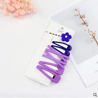 60 компл./лот 7 шт./компл. DIY мульти простые полимерные бутиросперманы Parkii заколки для волос BB костюмы Банг цветы заколки для волос Инструменты для укладки волос аксессуары HA1183 - Цвет: 1
