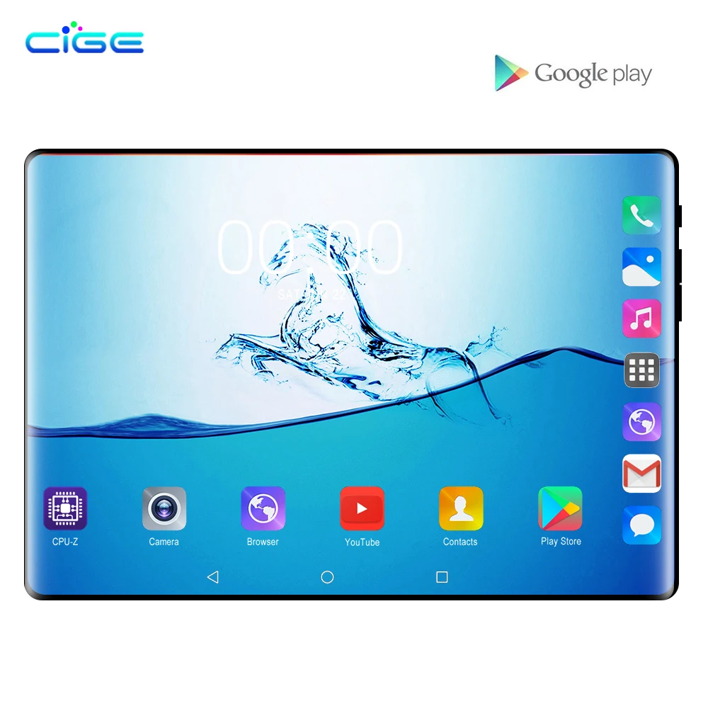 

Super Tempered Glass 2.5D 10.1 inch Tablet PC Android 8.0 OS Octa Core 6GB RAM 64GB ROM 8 Cores 1280*800 IPS Phablet Tablets 10