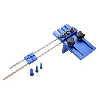 

3 in 1 Drilling Locator Drilling Guide Kit DIY Woodworking Joinery High Precision Dowel Jigs Kit Woodworking Tool DIY 08450