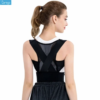 

Carego Posture Corrector Back Support Belt Orthopedic Posture Corset Back Brace Support Back Straightener Adjustable Shoulder