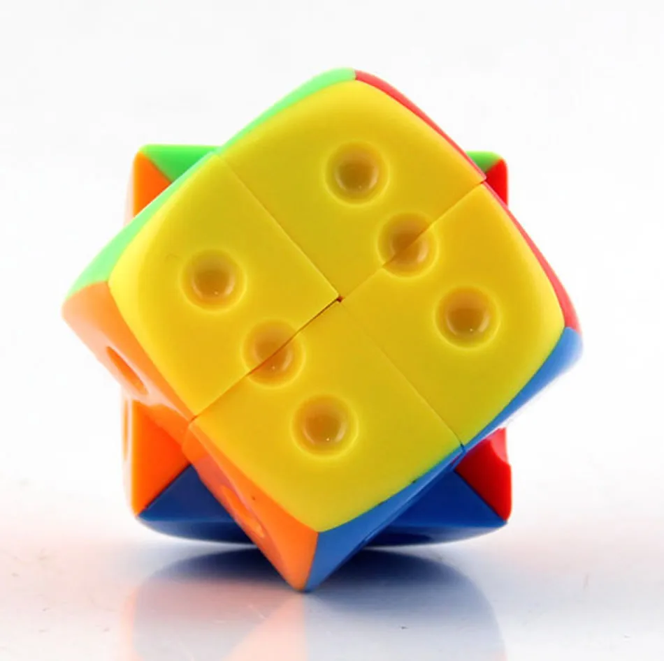 Высококачественный Магический кубик LeFun, 2x2x2, смайлик, 2x2, скоростная головоломка, рождественский подарок, идеи, детские игрушки для детей