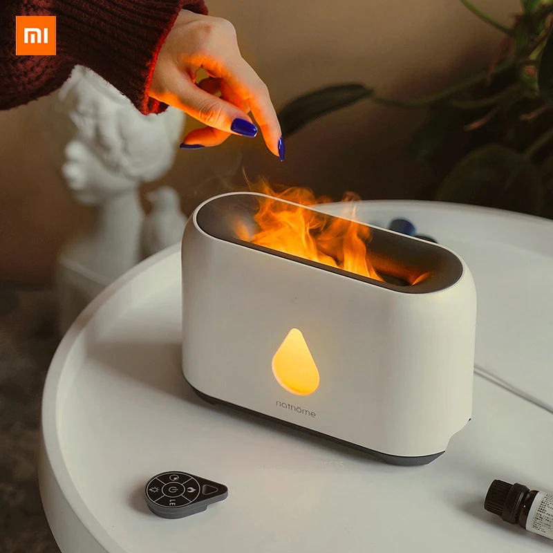 Xiaomi Youpin Nordic Oumu humidifier NJH18 small flame aromatherapy machine atmosphere lamp | Электроника