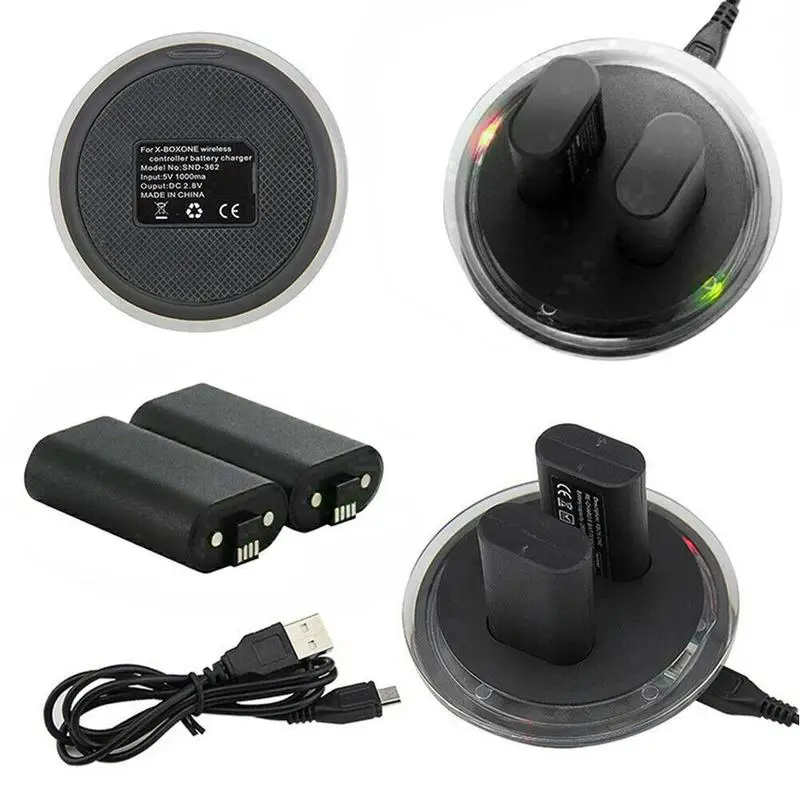 USB зарядная док-станция зарядное устройство+ 2 перезаряжаемые батареи для контроллера геймпада зарядный комплект