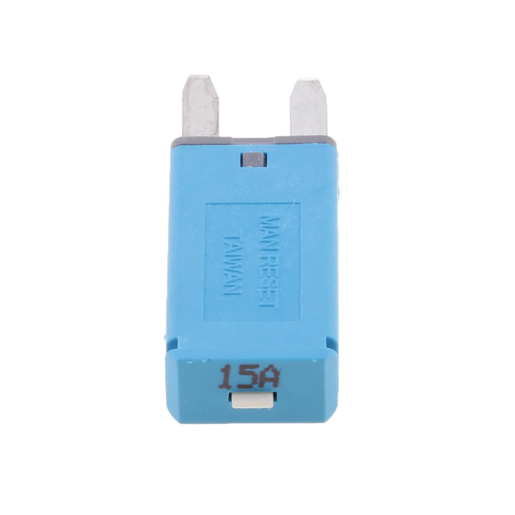 2pcs 15A+10A ATM Mini Blade Fuse Color Coded Car Boat Electrical Protection
