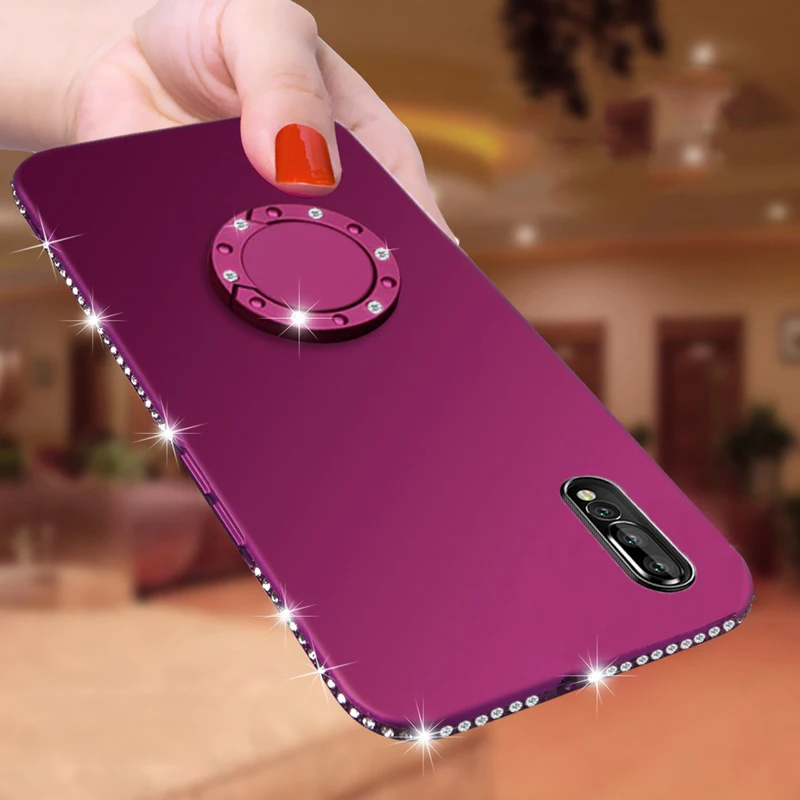 Матовые алмазные чехлы для Huawei P40 P30 P20 Pro Lite Mate 30 20 Nova 5T 3e 3i Honor 10 Блестящий Мягкий
