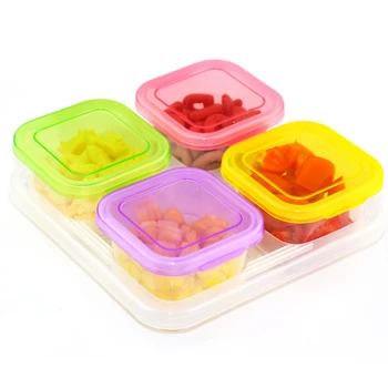 

Kitchen Refrigerator Storage Box Baby Blocks Food Storage Containers Separate Storage Frozen Food Box Fres Fresh-keeping Box