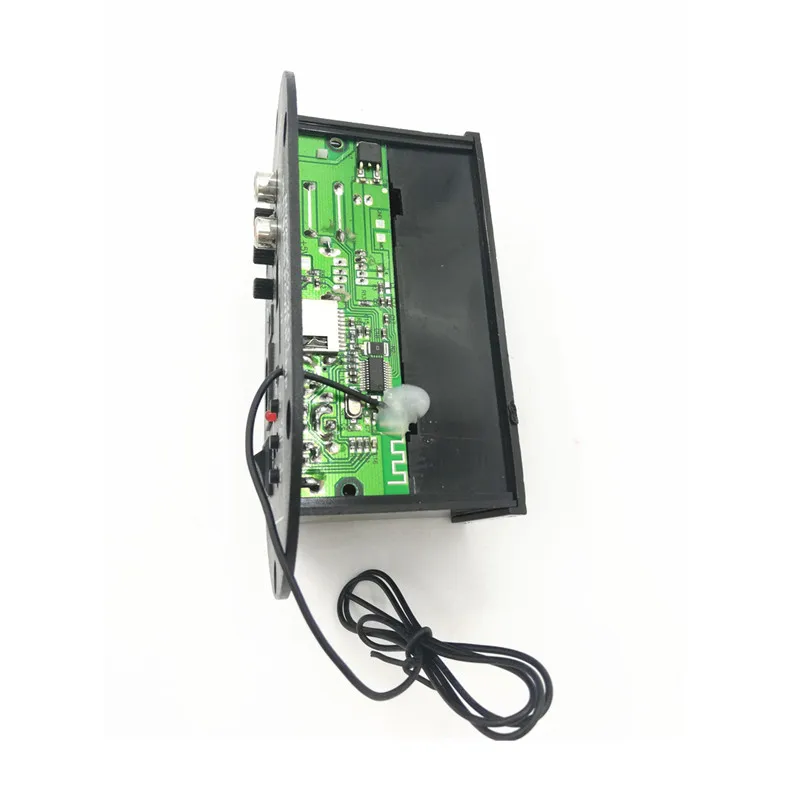 Car Audio Digital Mono Power Amplifier Board Built-in Bluetooth 12V24V220V Subwoofer With Card U Disk Remote Control Microphone