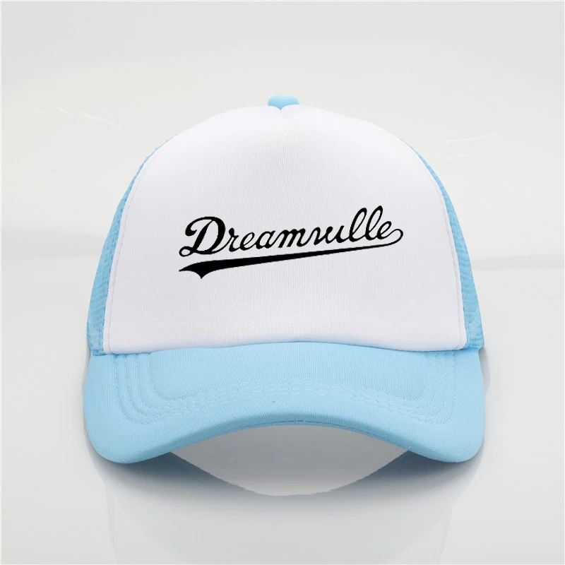 Сетчатая Кепка с принтом Dreamville, шапка с сеткой, бейсболка для мужчин wo, мужская летняя трендовая Кепка, новая молодежная Джокер, Солнцезащитная шляпа, пляжный козырек, шляпа
