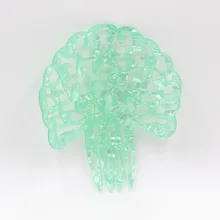 Расческа для волос уксусная кислотная тарелка Различные цвета модные женские праздничные вечерние украшение для головного убора