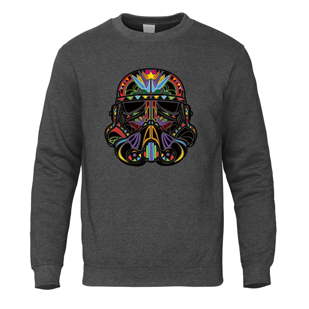 

New Star Wars Sweatshirts Fashion Darth Vader Face Print Sweatshirt Sportswear Winter Hip Hop Tops Fleece Harajuku Streetwear